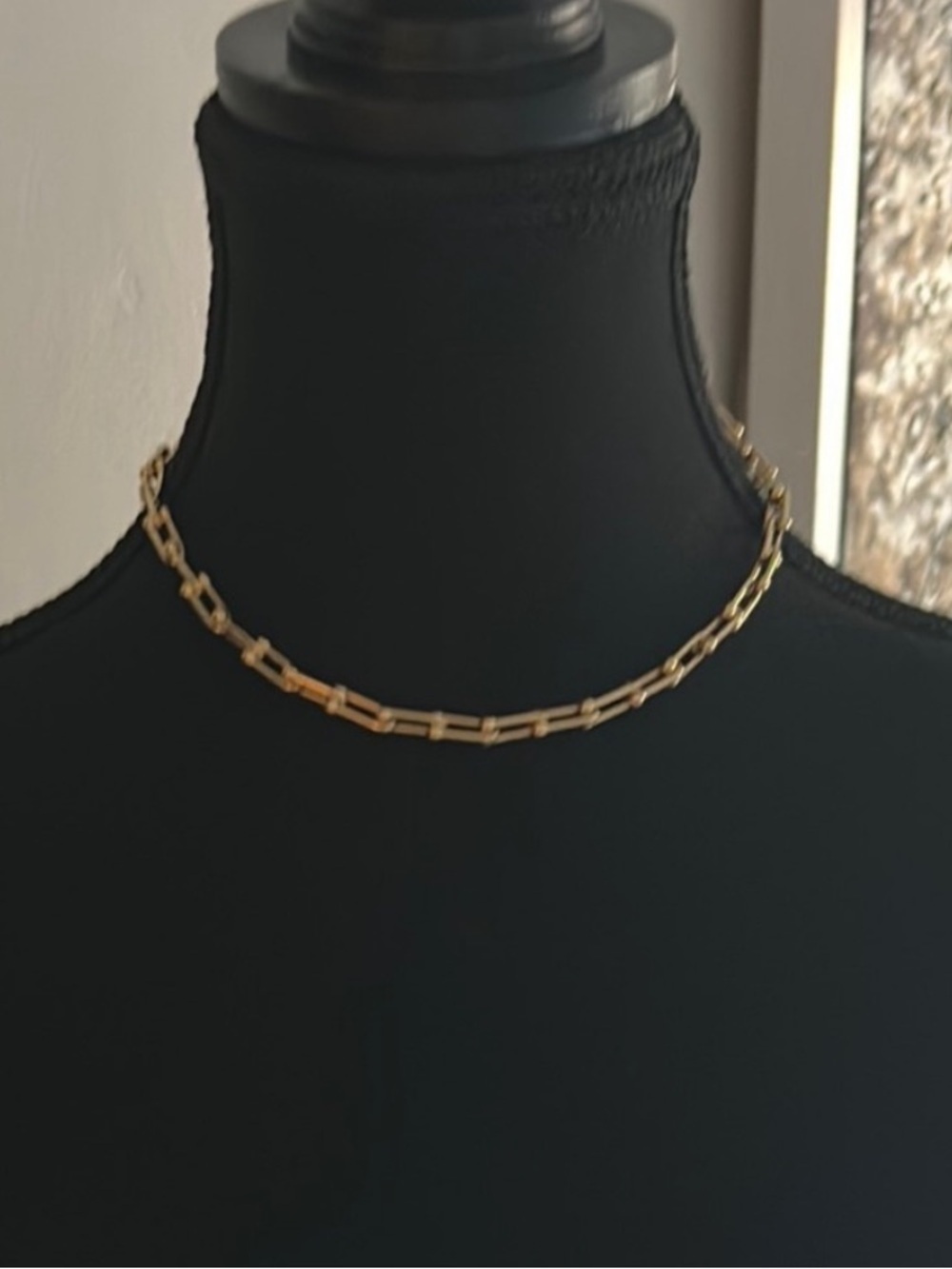 Gold Plated Chain Link Necklace - Picture 4 of 7